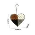 thumbnail image 6 of LITUSI 2026 New Handmade Alpaca Fiber Bird Nesting Heart, Outside Winter Tree Shelter for Wild Bird, Birds Nests Material Holder for Garden Hummingbird Birdhouse, Hummingbird Houses Nest Boxes, 6 of 6