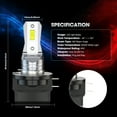 thumbnail image 2 of 2x H11B 55W LED Bulbs Replacement Car Halogen Light Headlight Bulb Lamp 6000K Bright White, 2 of 12