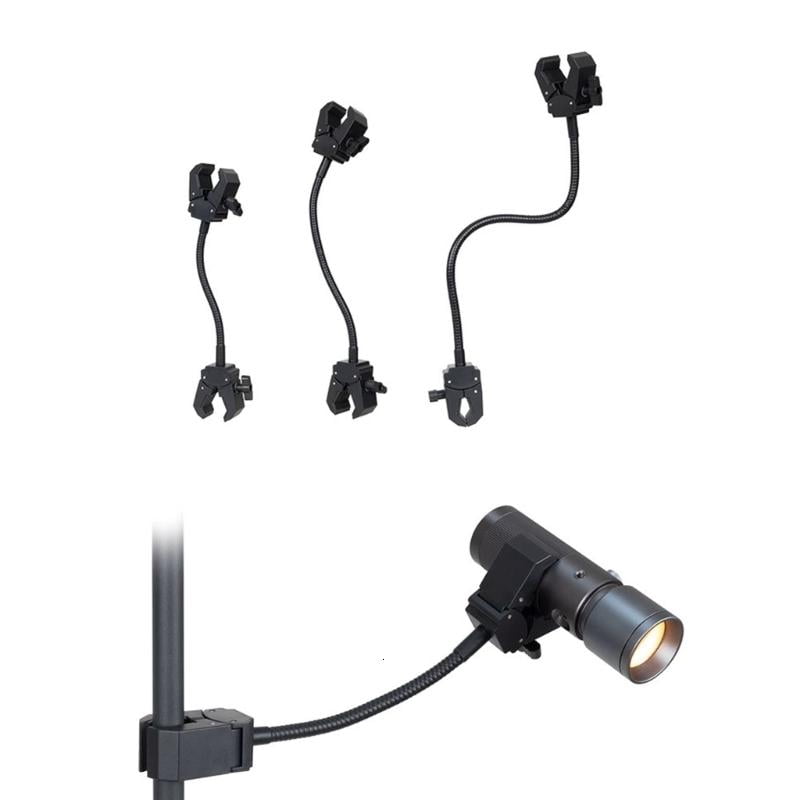 CEORPER Strong Metal Plastic Double Clamp Gooseneck Microphone Stand For Studio