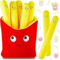 thumbnail image 1 of Food Pillows Cute French Fry Plushie Toy Food Stuffed Animals Removable Plush French Fries Pillow Funny Food Plushies, Creative Simulation Fries Plush, 1 of 4