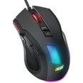 thumbnail image 1 of FZCHUN-Acer Wired Gaming Mouse, 12800 DPI RGB Computer Mouse with High Optical Sensor, Ergonomic Mouse Customized 6 Programmable Buttons, 12 Backlights, and Rapid Fire Button with Driver for Laptop,, 1 of 4