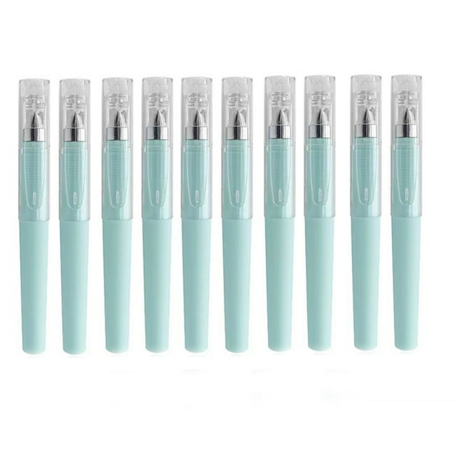 Preplabs 10-Pack Pocket Gel Pens | 0.5mm Small Portable Writing Pens for Office & Office