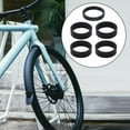 thumbnail image 4 of 5 uds. Espaciador de auriculares de bicicleta, aleación de aluminio, bicicleta de montaña y carretera, vástago delantero de 28,6 MM Negro Cola Espaciador de dirección de bicicleta, 4 of 8