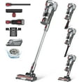 thumbnail image 2 of VEAVON Cordless Vacuum, Stick Cordless Vacuum Cleaner with Rechargeable 2200mAh Powerful Batteries, 4 in 1 Free Combination Lightweight Quiet Vacuum Cleaner Perfect for Hardwood Floor Home, 2 of 4