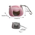 thumbnail image 2 of Billuyoard Bolsa de transporte para mascotas de felpa, malla con cremallera, un solo hombro, reemplazo para exteriores, bolsas de viaje para mascotas Aseo de mascotas Rosa Billuyoard PT005079-01, 2 of 6
