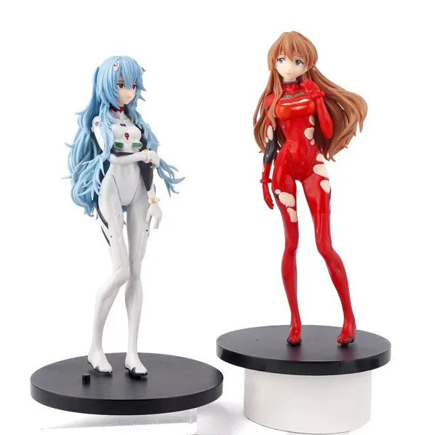 Anime NEON GENESIS EVANGELION EVA Ayanami Rei, figura kawaii, juguetes modelo de PVC, muñeca coleccionable, adornos, regalos, nuevo, 17CM, 20231543