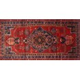 thumbnail image 1 of Ahgly Company Machine Washable Indoor Rectangle Traditional Chestnut Brown Area Rugs, 7' x 9', 1 of 7
