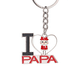 thumbnail image 1 of Pabellón cultural de la bandera turca El soporte del llavero de metal del llavero ama a papá, 1 of 3