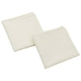 thumbnail image 6 of 4Pcs Men's Pocket Squares Handkerchiefs Solid Color Cotton for Wedding Party 16 x 16 inch Yellow, 6 of 6