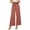 A41 Watermelon Red, variant on TrendOFT Womens Wide Leg Dress Pants with Pockets High Waist Adjustable Knot Loose Casual Trousers Business Work Casual Pants Army Green L