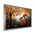 thumbnail image 2 of Designart "Autumnal Snapshot of Squirrel" Animals Framed Wall Art Decor - Modern Farmhouse Brown Squirrel Hallway Framed Wall Art Decor, 2 of 6