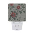 thumbnail image 5 of Yayeee LED Plug in Night Light for The Home with Auto Dusk to Dawn Light Sensors, 2 Pack, Red Floral Pattern, 5 of 6