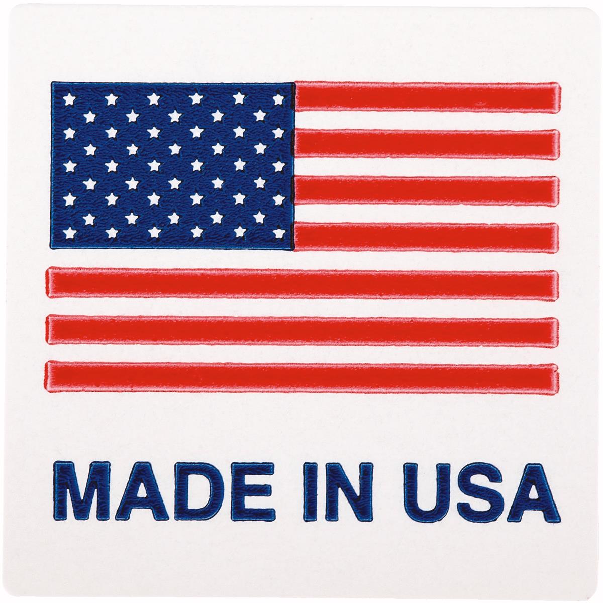 Centurion 1"X1" Made In Usa Label