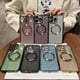 thumbnail image 5 of Compatible con funda magnética para iPhone 14 Pro Max de 6,7 pulgadas [compatible con Magsafe] con protector de lente de cámara, carcasa transparente con brillo lindo y revestimiento de lujo, 5 of 5