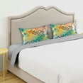 thumbnail image 3 of Yayeee Pillowcase King Size Set of 2 Satin Wrinkle Resistant Pillow Case, Colorful Plants, 3 of 7