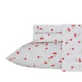 thumbnail image 2 of Poppy & Fritz Cherries Cotton Percale Twin Sheet Set, 2 of 8