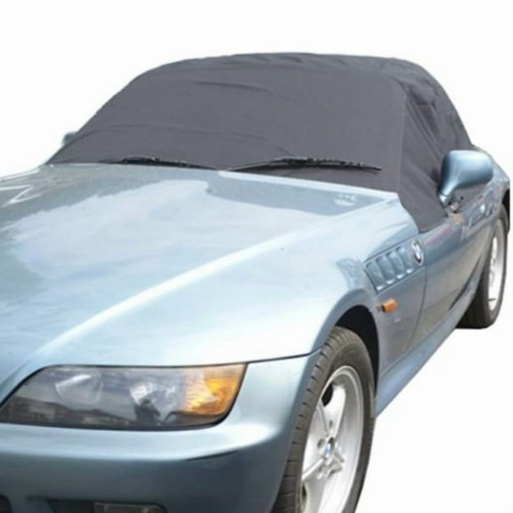 Black Waterproof Car Covers Soft Top Roof Hood Protector Half Cover Replacement for BMW Z3