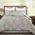 thumbnail image 3 of Comforter Set King Size  7-Piece Soft Bedding Quilt  Coverlet Bedspread with Traditional Floral Medallion Pattern for Bedroom, 3 of 4