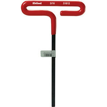 

EKLIND 51612 3/16 Inch Cushion Grip Hex T-Handle T-Key allen wrench Pink Purple