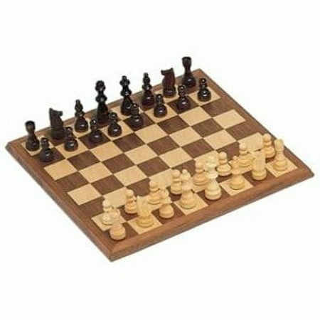 Wood Expressions WE Games Walnut Chess Set, 12"