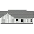 thumbnail image 3 of House Plan Gallery - HPG-1832- 1,832 sq ft - 3 Bedroom - 2 Bath Small House Plans - Single Story Printed Blueprints - Simple to Build (5 Printed Sets), 3 of 3