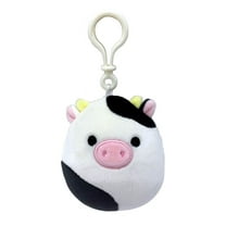 Squishmallows 3.5" Cow Clip-On - Connor, The Stuffed Plush Toy