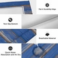 thumbnail image 6 of Blue Wooden Grain Outdoor Rug for Patio/Deck/Porch, Non-Slip Large Area Rug 5 x 8 Ft, Farmhouse Mottled Planks Country Indoor Outdoor Rugs Washable Area Rugs, Reversible Camping Rug Carpet Runner, 6 of 8