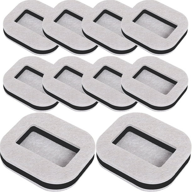 10 posavasos para muebles, protectores de suelo para sillas, de fieltro, para patas de muebles