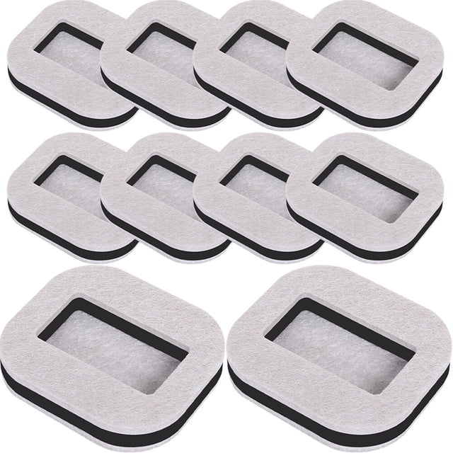 10 posavasos para muebles, protectores de suelo para sillas, de fieltro, para patas de muebles