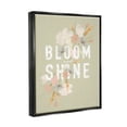thumbnail image 3 of Stupell Industries Bloom & Shine Floral Herbs Botanical & Floral Painting Black Floater Framed Art Print Wall Art, 17 x 21, 3 of 9