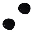 thumbnail image 4 of Soidarity Manténgase seco y cómodo El mejor gorro de baño de tela para mujer Gorro de baño fácil de usar para mujer Ligero negro negro 2Conjunto, 4 of 6