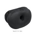 thumbnail image 3 of Cojín Del Asiento Cojín ortopédico de espuma viscoelástica para asiento de silla de oficina (negro), 3 of 3