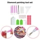 thumbnail image 4 of Botella 30 Rejillas Caja Accesorios Pintura Cuentas Plástico Transparente Caja Bordado Diamantes Kit Herramientas Punto Cruz (entregado Con Botella Y Sellado en PE) (Rose Red), 4 of 8