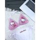 thumbnail image 1 of Sanrio-Bikini de Hello Kitty con dibujos animados de Anime Y2K, ropa interior Sexy a la moda para chicas picantes, traje de baño dividido con tirantes para playa hawaiana para verano para adultos, 1 of 4