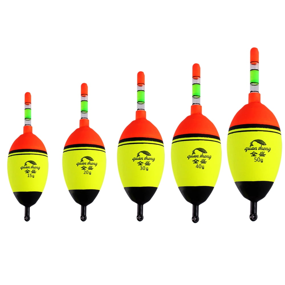 5pcs 5g-50g EVA Foam Fishing Floats Fishing Buoyance Floats