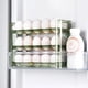 thumbnail image 4 of Contenedor para guardar huevos en el refrigerador | Huevera reversible de 3 niveles | Organizador de acrílico transparente para puerta lateral | Capacidad para 30 huevos | Blanco o verde, 4 of 7