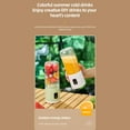 thumbnail image 4 of Licuadora Portátil, Licuadora Personal Recargable De 500 Ml De USB Con Batería De 1500 MAh Para Jugos De Batidos, Mini Licuadora Para Viajar Deportes De Cocina, 4 of 7