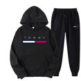 thumbnail image 5 of Conjunto deportivo de 2 piezas para hombre, sudadera con capucha y pantalón con cordón, ropa deportiva con capucha para hombre, ropa deportiva de otoño para hombre y mujer, 5 of 5