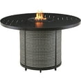 Agio Weston 7Piece Premium Outdoor High Dining Fire Pit Set, 6