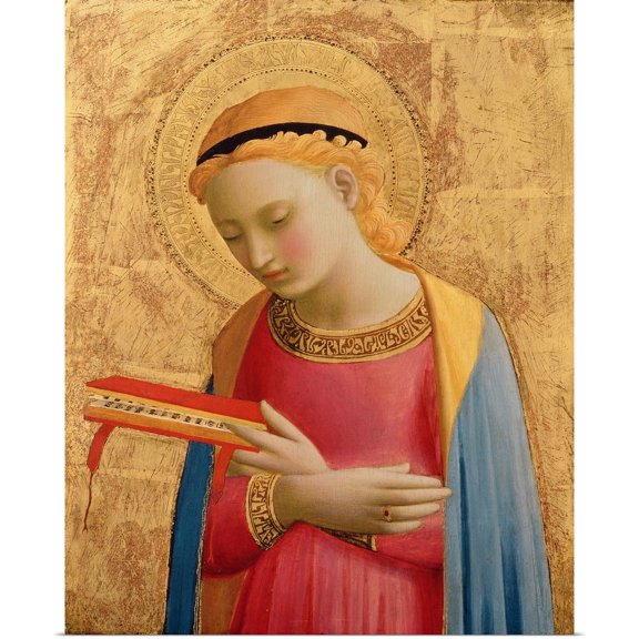 Great BIG Canvas | Rolled Fra Angelico Poster Print entitled Virgin Annunciate, 1450-55