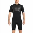 thumbnail image 1 of 2mm Diving Suit High Efficiency Cold Proof Good Elasticity Breathable Swimsuits Strong Sunscreen Reduce Water Resistance Wetsuit Men Black XXL, 1 of 1