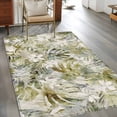 thumbnail image 2 of Rectangle Area Rugs 3 x 5 Ft, Tropical Leaf Non-Slip Residential Carpet, Palm Leaves Plants Vintage Spring Green Indoor Crawling Mats Runner Rugs for Living Room/Dining Room/Bedroom, 2 of 8