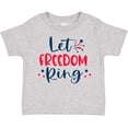 thumbnail image 3 of Inktastic 4th of July Let Freedom Ring with Stars Boys or Girls Toddler T-Shirt, 3 of 5