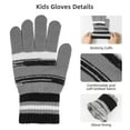 thumbnail image 5 of BESSTEVEN Kids Winter Hat Gloves Scarf Set: Girls Boys Beanie Hats Gloves Knit Set with Thick Warm Fleece Lined For Ages 6-10 Children, 5 of 6