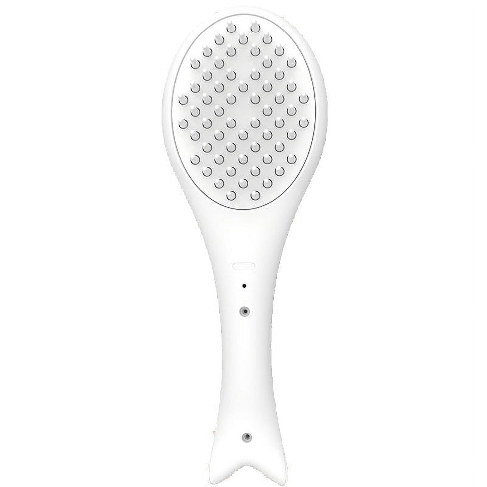 Pet Massaging Tool Easy to Remove Loose Undercoat Brush, White