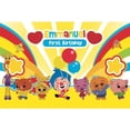 thumbnail image 1 of Telón de fondo de fotografía de cumpleaños Plim personalizado de dibujos animados, Fondo de fiesta personalizado, cerdo, oso, accesorios de decoración de vinilo, pancarta, 1 of 4
