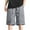Gray, variant on Mens Drawstring Cargo Shorts with Pockets Elastic Waist Bermudas Summer Casual Outdoor Fishing Shorts Black XL