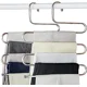 thumbnail image 5 of Perchas para pantalones Perchas antideslizantes en forma de S Perchas para pantalones Perchas de ropa de acero inoxidable Organizador de almacenamiento de armario para (paquete de 4 con), 5 of 5