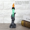 thumbnail image 2 of Simulation Flame Light Small Oil Lamp Candle Light Halloween Party Festival Decor Green, 2 of 8