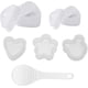 thumbnail image 1 of PCS Kit Para Hacer Sushi y Onigiri, Incluye 5 Onigiri Molde con Formas Divertidas (Oso, Corazón) y Pala de Arroz. Ideal Molde para Sushi, Bento y Lunch. Funciona con arroz para sushi, 1 of 3